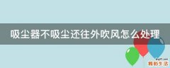 吸尘器不吸尘还往外吹风怎么处理