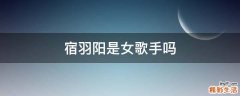宿羽阳是女歌手吗