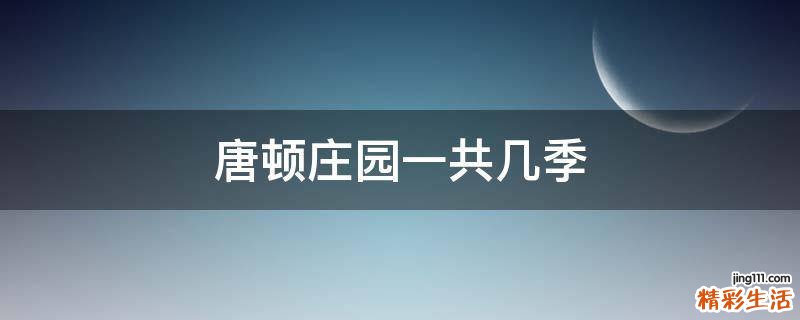 唐顿庄园一共几季