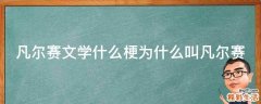凡尔赛文学什么梗为什么叫凡尔赛