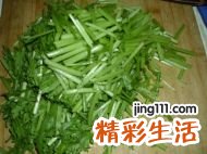 清炒茼蒿的做法