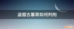 盗掘古墓罪如何判刑