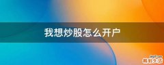 我想炒股怎么开户