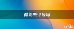 醋能去甲醛吗