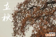 2023立秋是哪天 立秋是几月几日2023