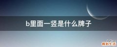 b里面一竖是什么牌子