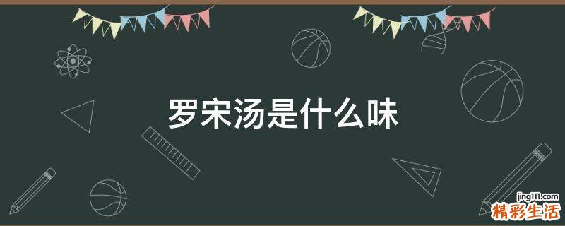 罗宋汤是什么味