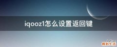 iqooz1怎么设置返回键