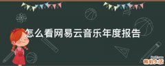 怎么看网易云音乐年度报告