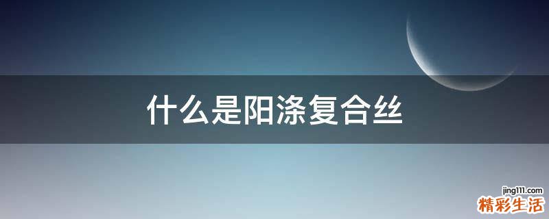 什么是阳涤复合丝