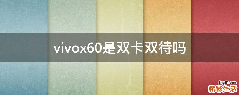 vivox60是双卡双待吗