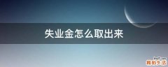 失业金怎么取出来