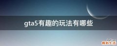 gta5有趣的玩法有哪些