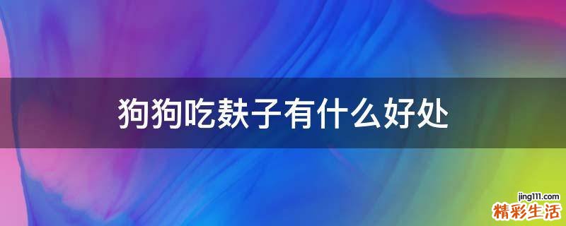 狗狗吃麸子有什么好处