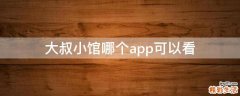 大叔小馆哪个app可以看