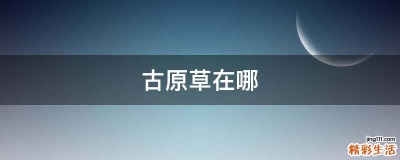 古原草在哪