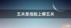 五关是指脸上哪五关