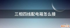 三相四线配电箱怎么接