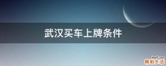 武汉买车上牌条件
