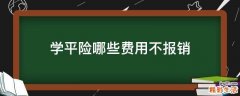 学平险哪些费用不报销