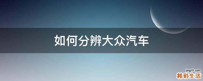 如何分辨大众汽车