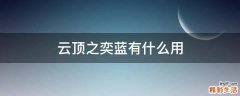云顶之奕蓝有什么用