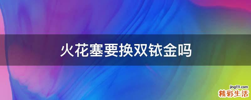 火花塞要换双铱金吗