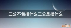 三公不包括什么三公是指什么