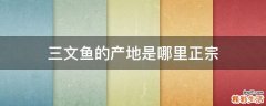 三文鱼的产地是哪里正宗