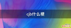 cjb什么梗