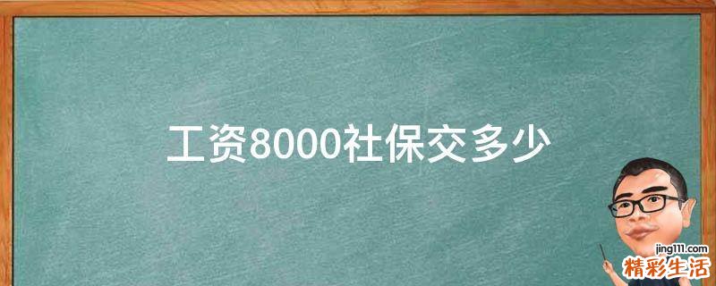 工资8000社保交多少