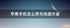 苹果手机怎么弄充电提示音