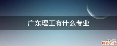广东理工有什么专业