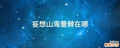妄想山海薝棘在哪