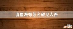 流星瀑布怎么碰见大吾