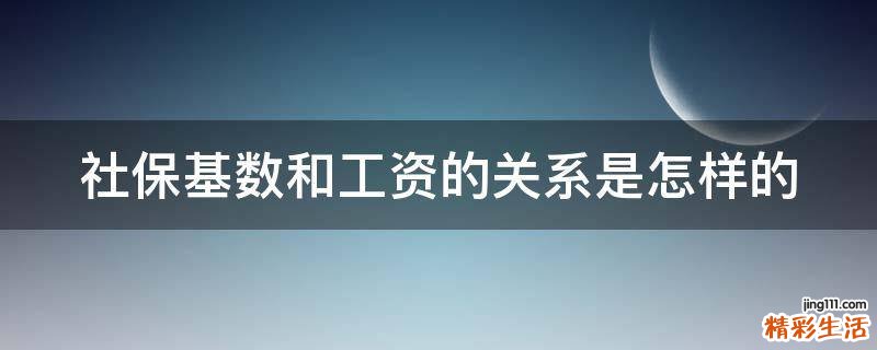 社保基数和工资的关系是怎样的