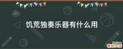 饥荒独奏乐器有什么用