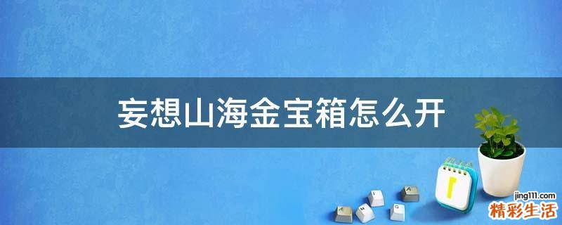 妄想山海金宝箱怎么开