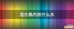 湿化瓶内放什么水