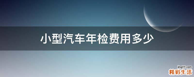 小型汽车年检费用多少