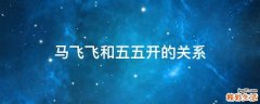 马飞飞和五五开的关系