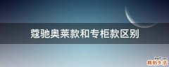 蔻驰奥莱款和专柜款区别