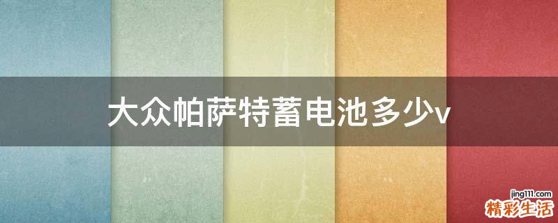 大众帕萨特蓄电池多少v