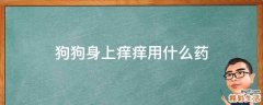 狗狗身上痒痒用什么药