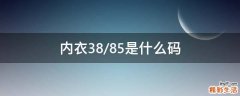 内衣38/85是什么码