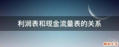 利润表和现金流量表的关系