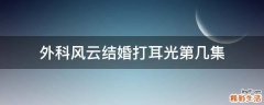 外科风云结婚打耳光第几集