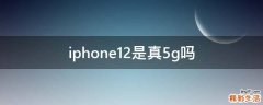 iphone12是真5g吗