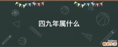 四九年属什么