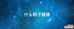 什么粽子健康